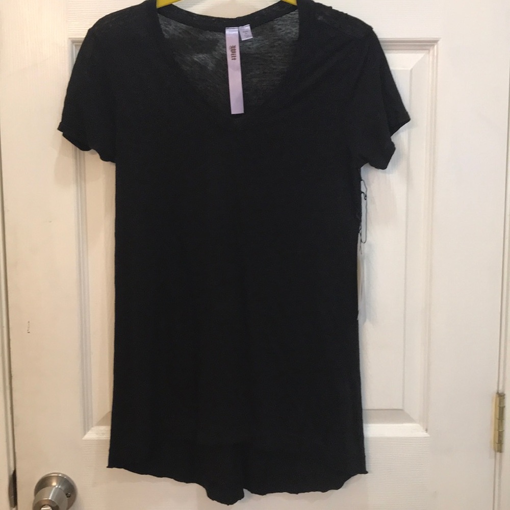 Linen Black T-shirt